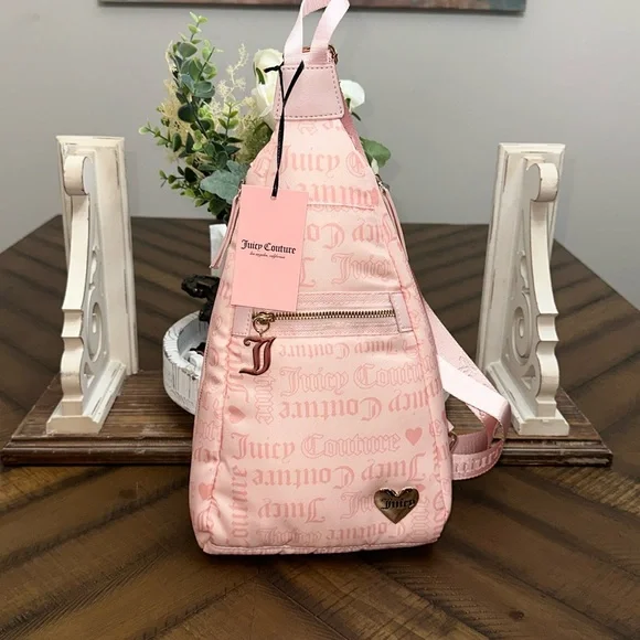 Juicy Couture NWT Powder Blush Material Girl Sling Bag Juicy Couture | Bags | Juicy Couture Material Girl Sling Bag  main image 2